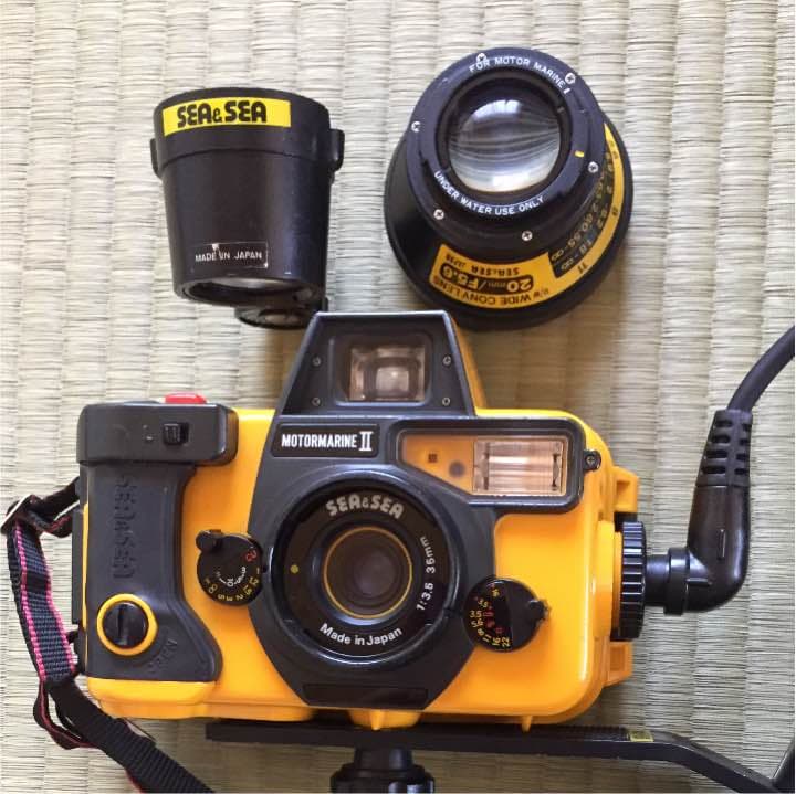 SEA&SEA    水中カメラ   中古 水中カメラ SEA&SEA モーターマリンII EX 簡易動作確認済 motormarine