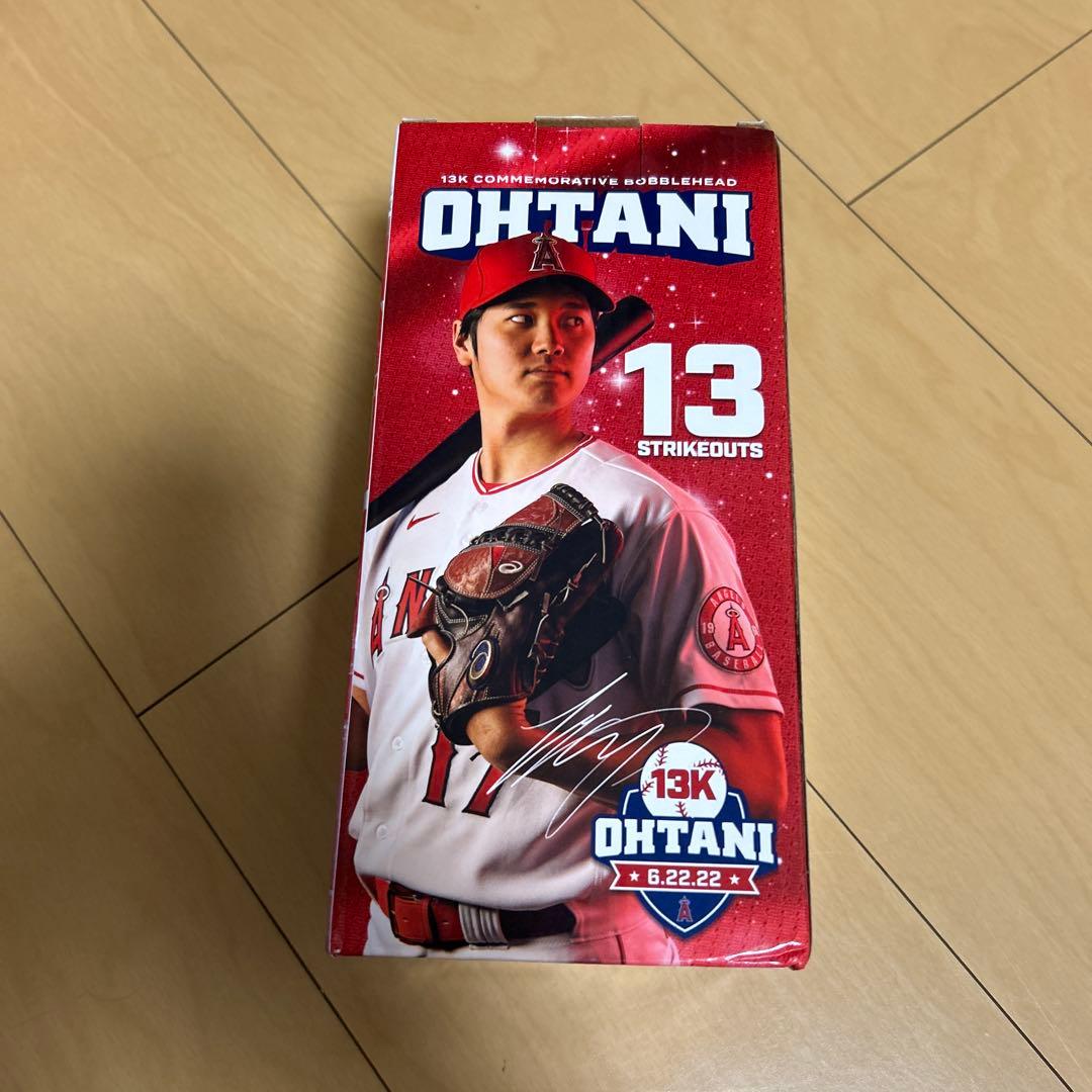 即購入ok!!】大谷翔平 エンジェルス 13奪三振 非売品ボブルヘッド 新品
