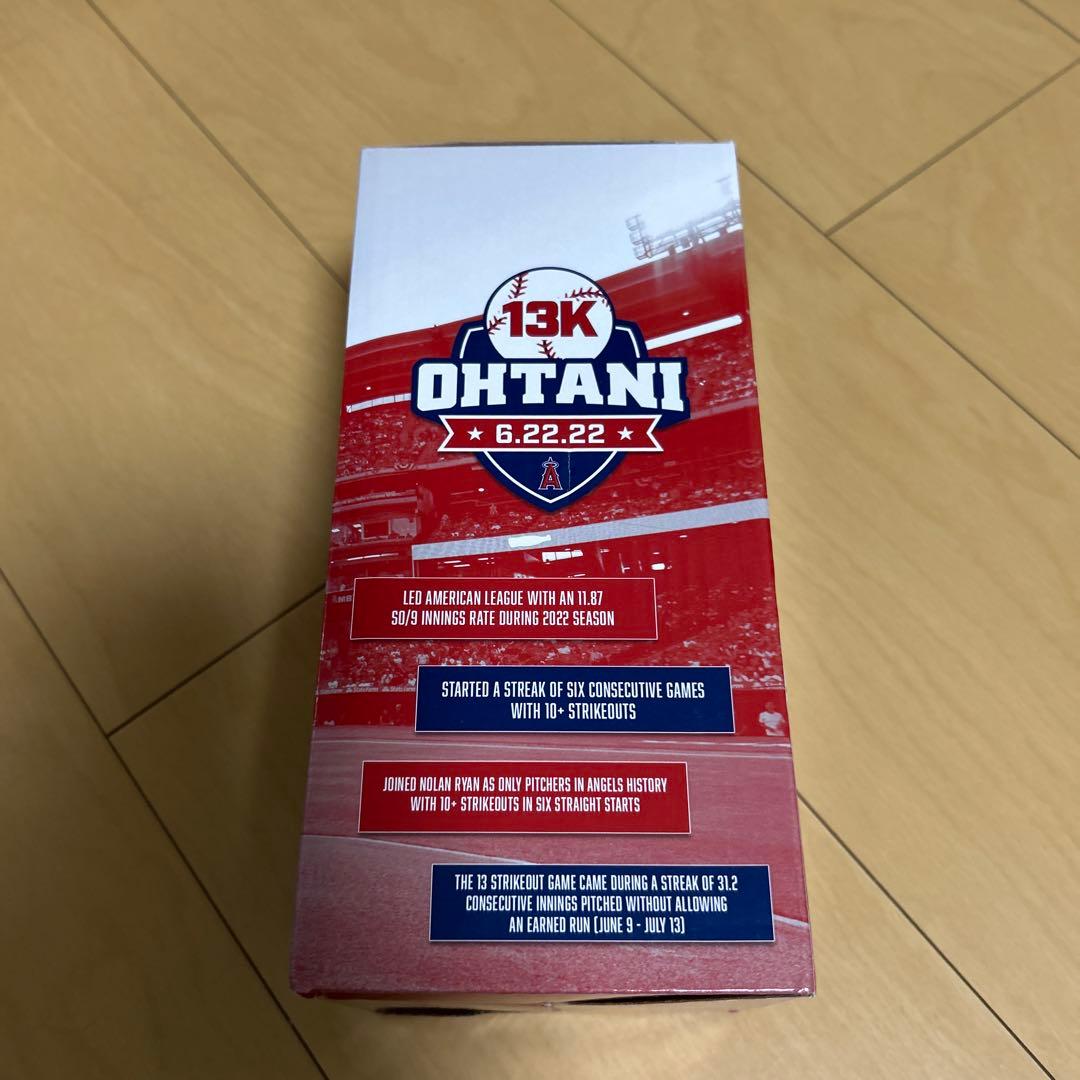 即購入ok!!】大谷翔平 エンジェルス 13奪三振 非売品ボブルヘッド 新品