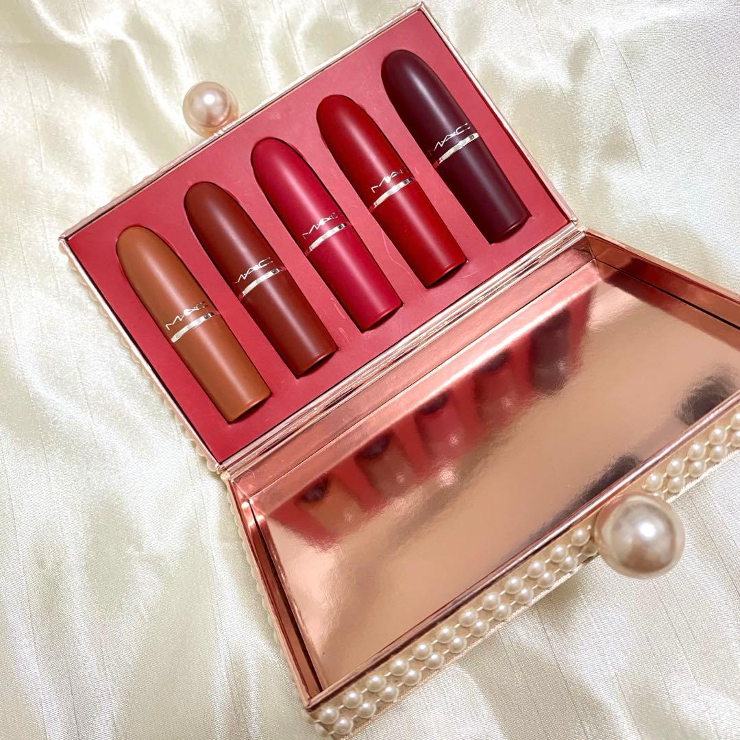 M・A・C リップスティック 5本セットMAC クリスマスコフレ 限定品