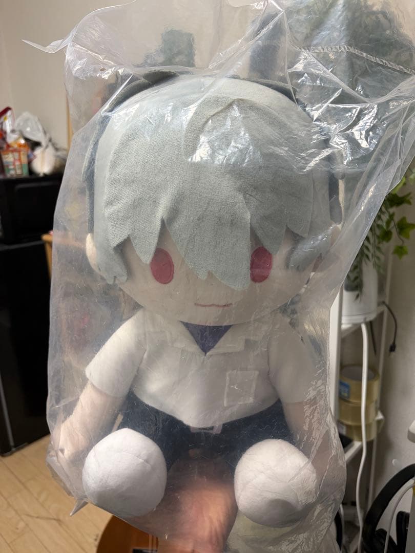 EVA一番くじ　中国限定　D賞渚カヲル　ぬいぐるみ 中国限定新商品発売】 新世紀エヴァンゲリオン × 一番くじ ~課間的默契