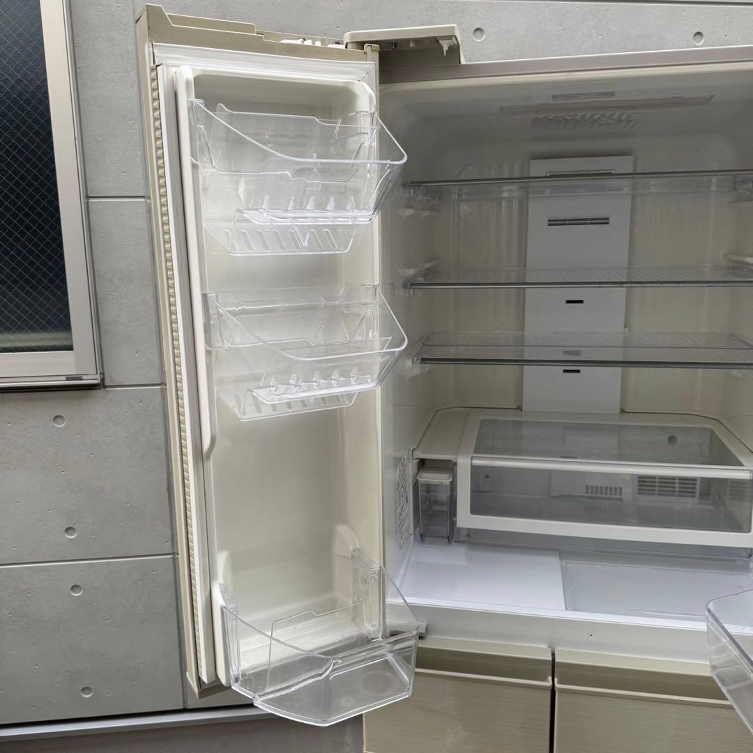 89⭐️日本製☆2019年製☆シャープ 冷蔵庫 6ドア 大型 自動製氷