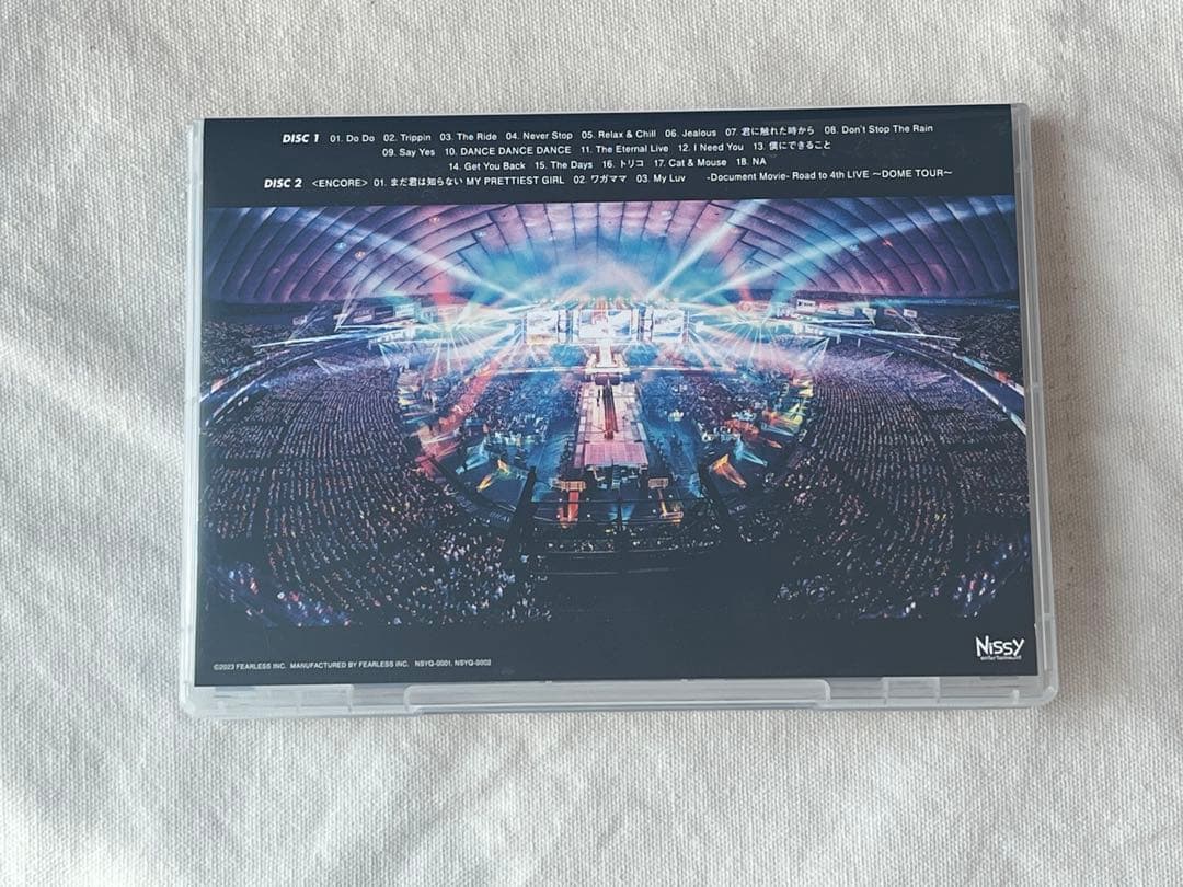 ミュージック Nissy 4th LIVE -DOME TOUR- DVD