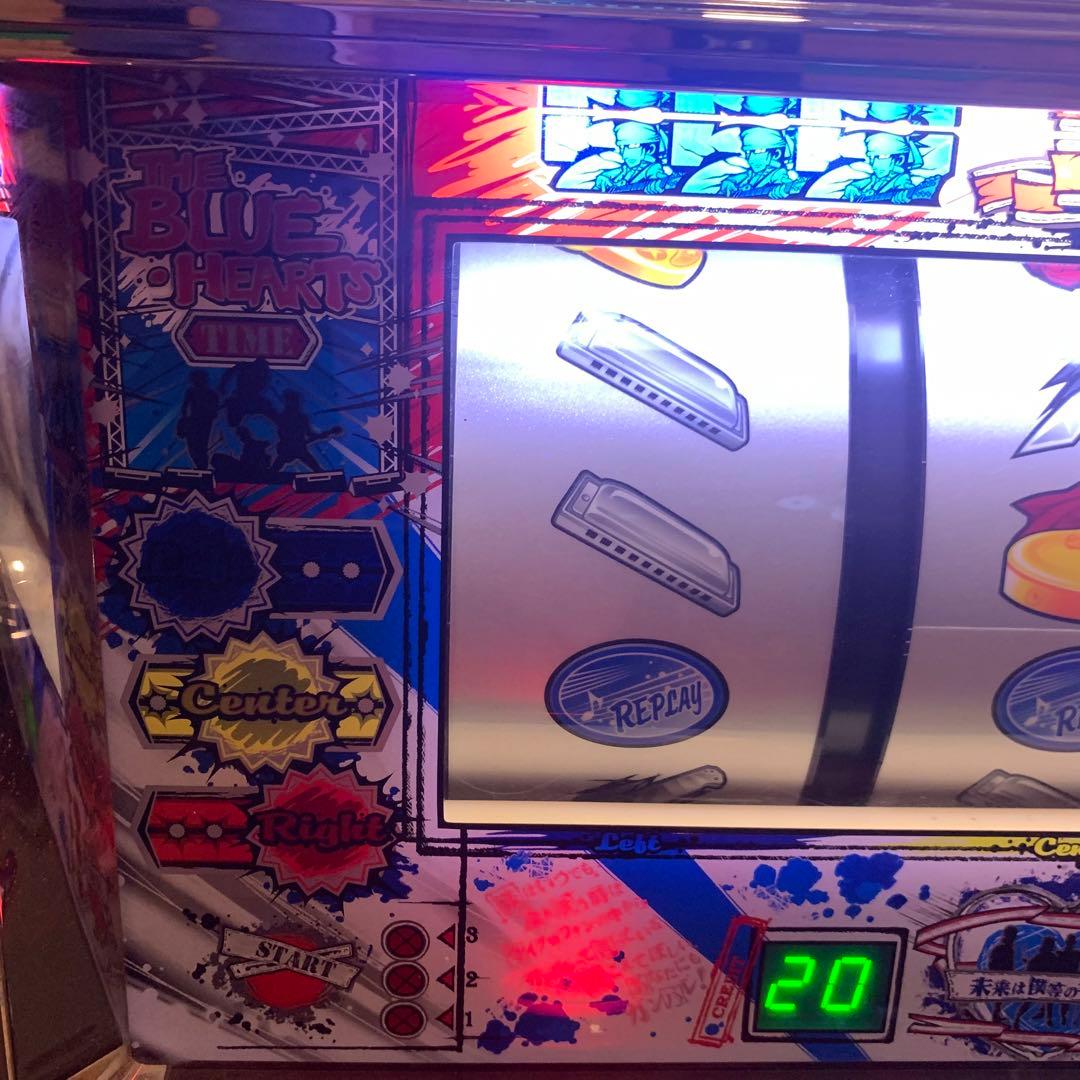 希少】ザ・ブルーハーツ パチスロ 実機 コイン不要機 スロット 銀座