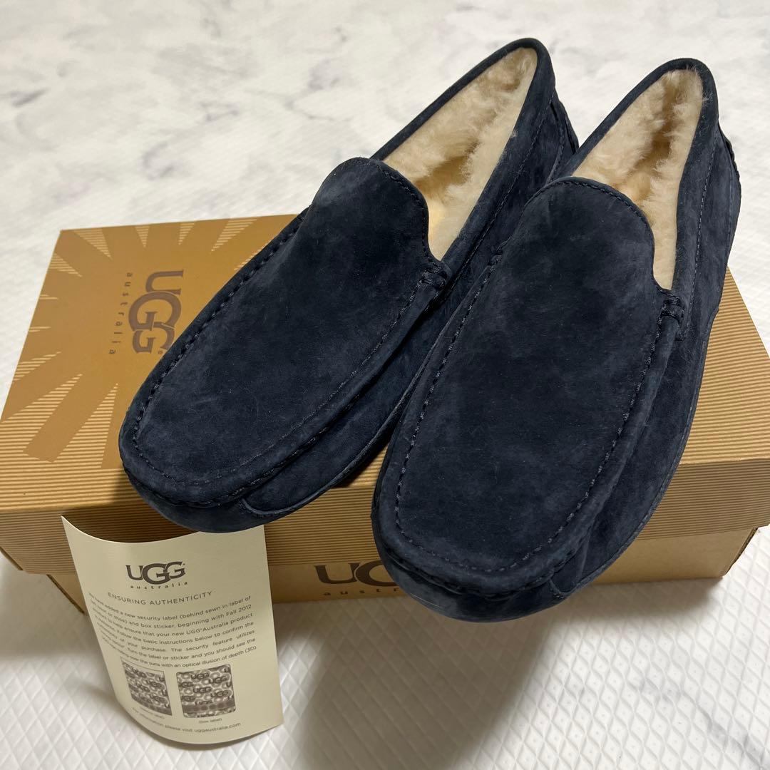 UGG正規品 新品未使用 メンズ モカシン スリッポン ネイビー 28cm