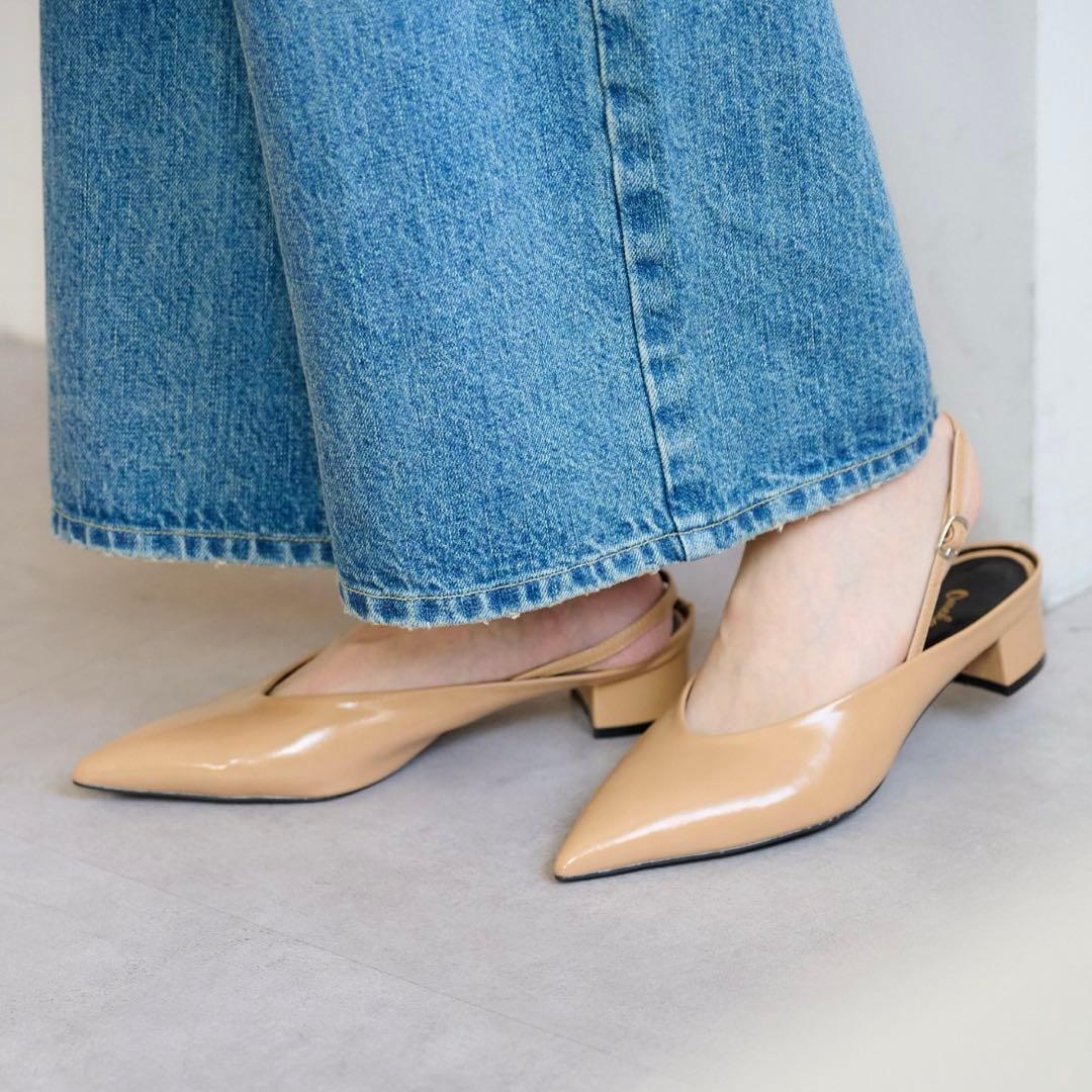 omekashi オメカシ ポインテッドトゥミュール 36サイズ - メルカリ