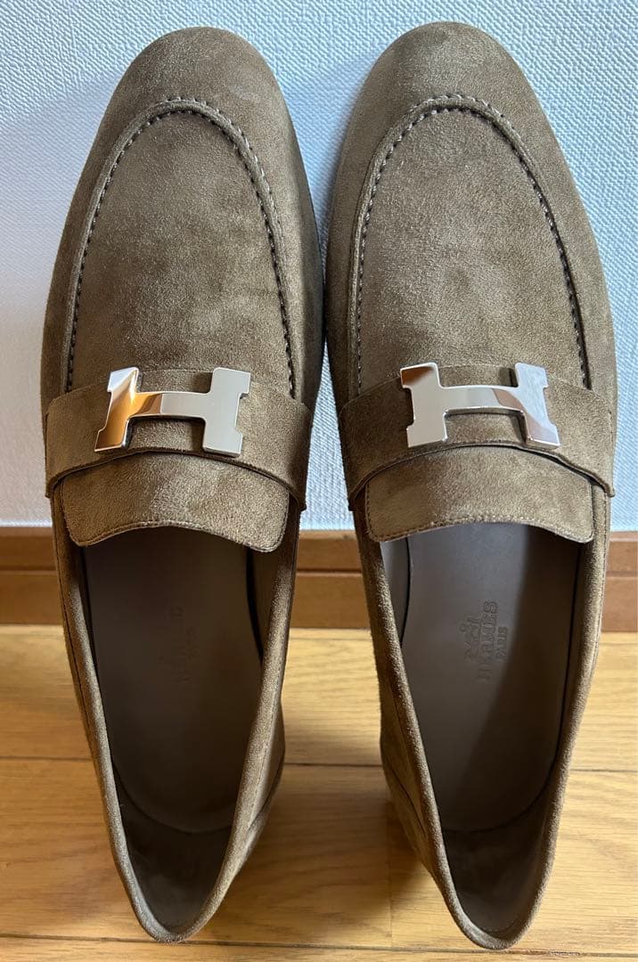 エルメス✨新品未使用✨超美品✨モカシン‌ パリ スエード 26.5cm