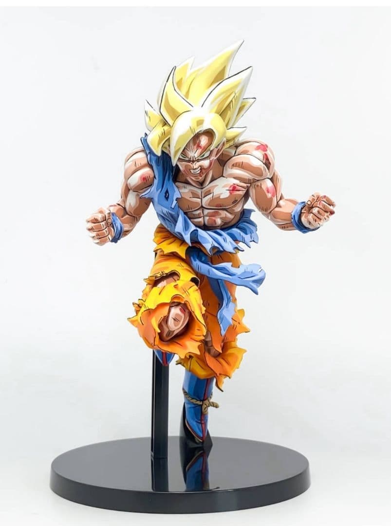 ドラゴンボールフィギュアアニバーサリースーパーサイヤ人孫悟空二次元彩色リペイント ドラゴンボールフィギュアアニバーサリースーパーサイヤ人孫悟空二次元