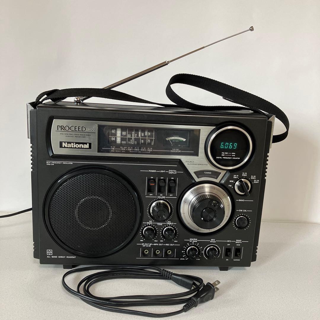 ナショナルＢＣＬラジオ　クーガー　　　　　　２６００　　完動品 ナショナル RF-1188 – 微妙なポジションの高級BCLラジオ | 【昭和