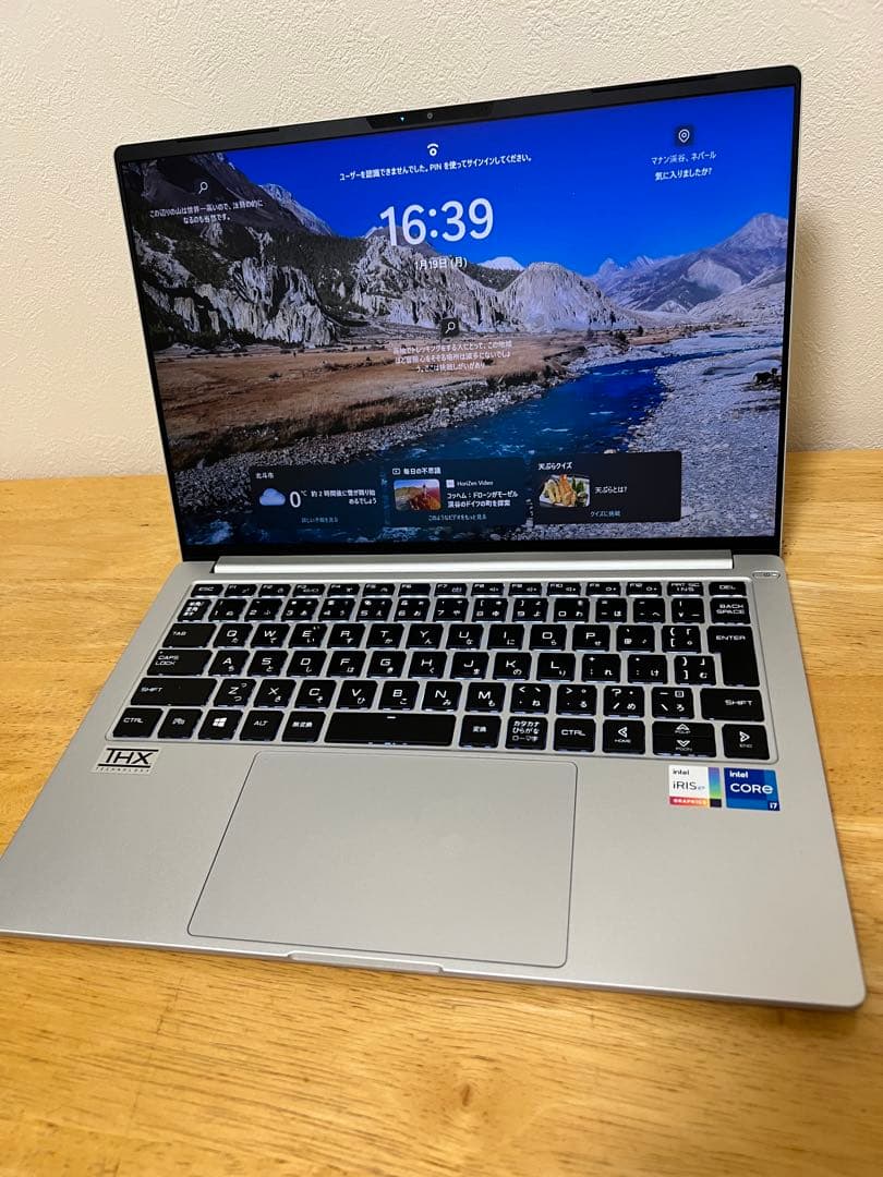 極美品/メモリ32GB/1TB DAIV 4P 超軽量985g クリエイターPC