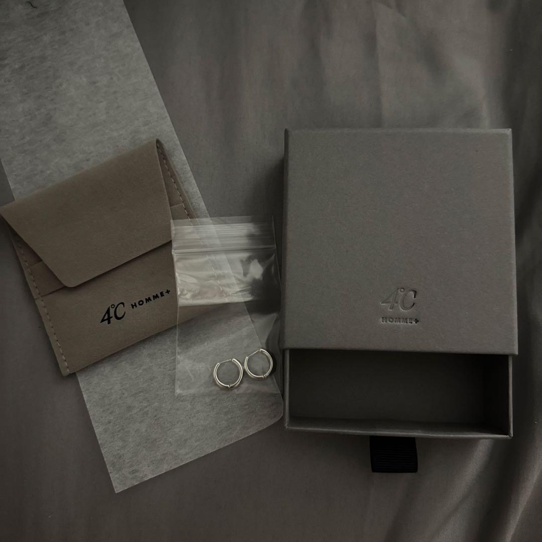 ４℃ HOMME+ シルバー ピアス シルバー ピアス/片耳用 | 112144351002 | 【公式】4℃ HOMME+