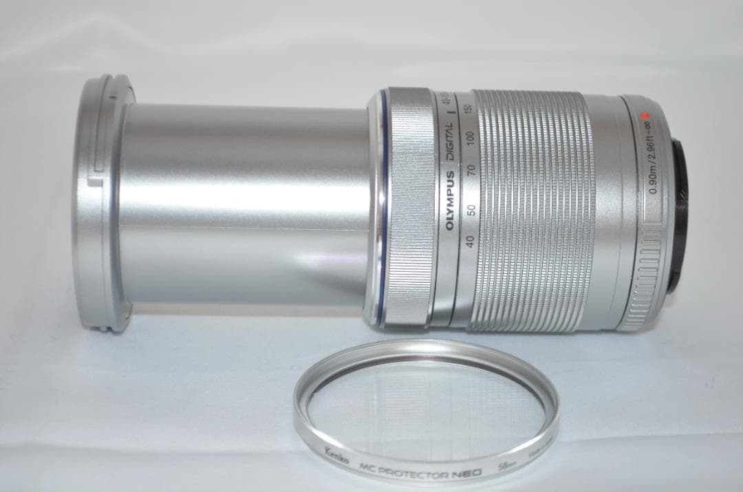 【新品級】 OLYMPUS 45-150mm F4.0-5.6 R シルバー