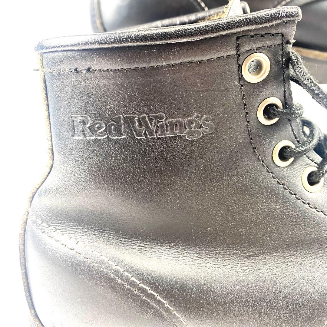 美品 廃盤 】レッドウィング 8137 ブラックアウト モックトゥ 25.5