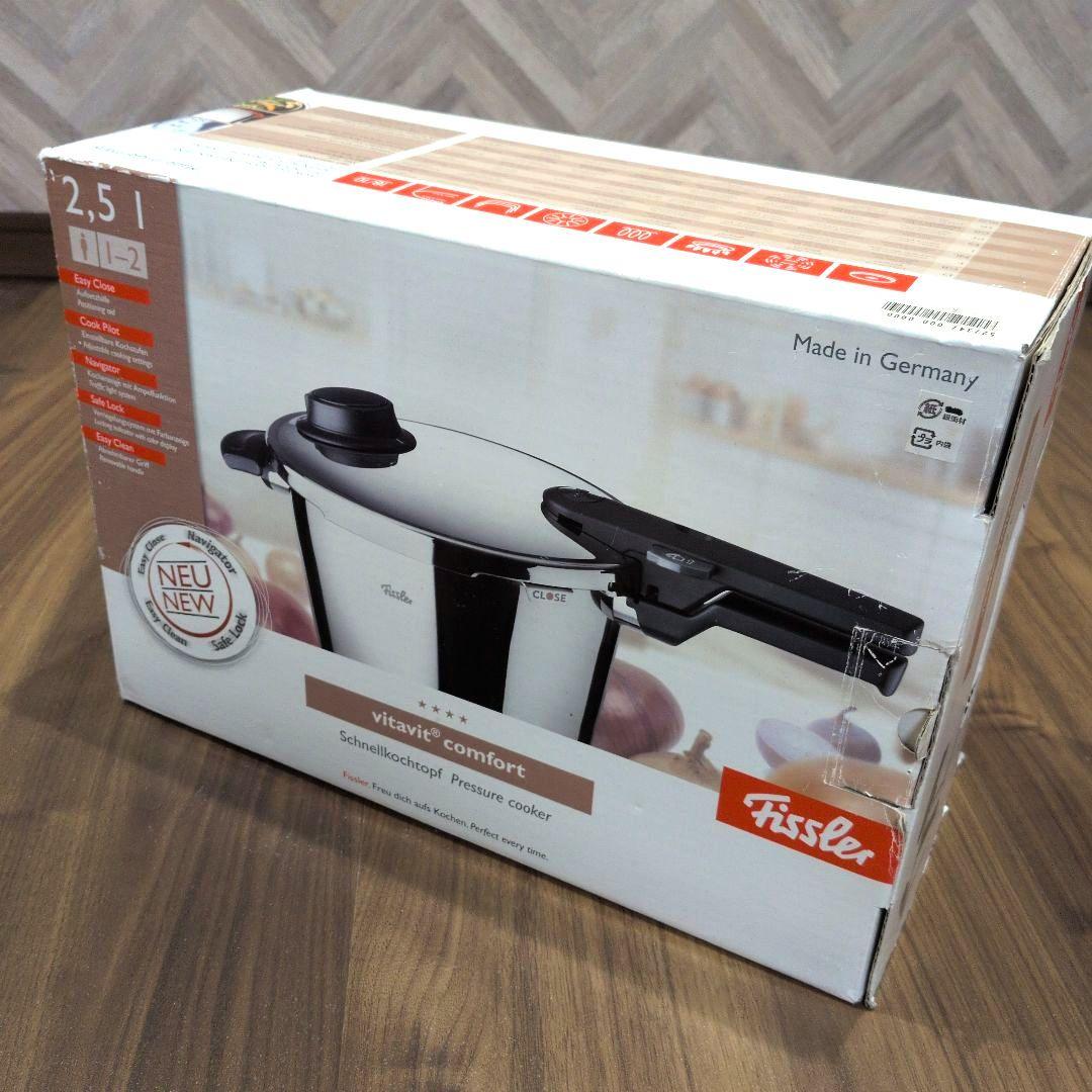 【未使用/箱あり】Fissler　コンフォート圧力鍋 2.5L　径18cm