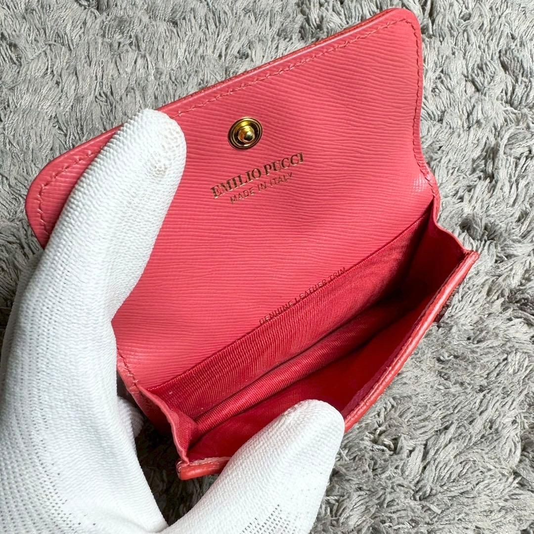 美品】EMILIO PUCCI エミリオプッチ カードケース 名刺入れ - メルカリ