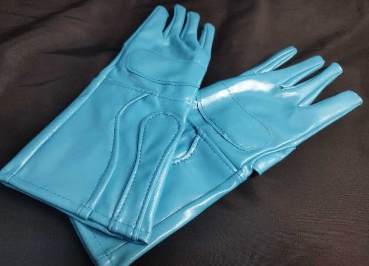 ☆未使用 コスプレ グローブ ライト ブルー コスチューム 1号 2号 手袋