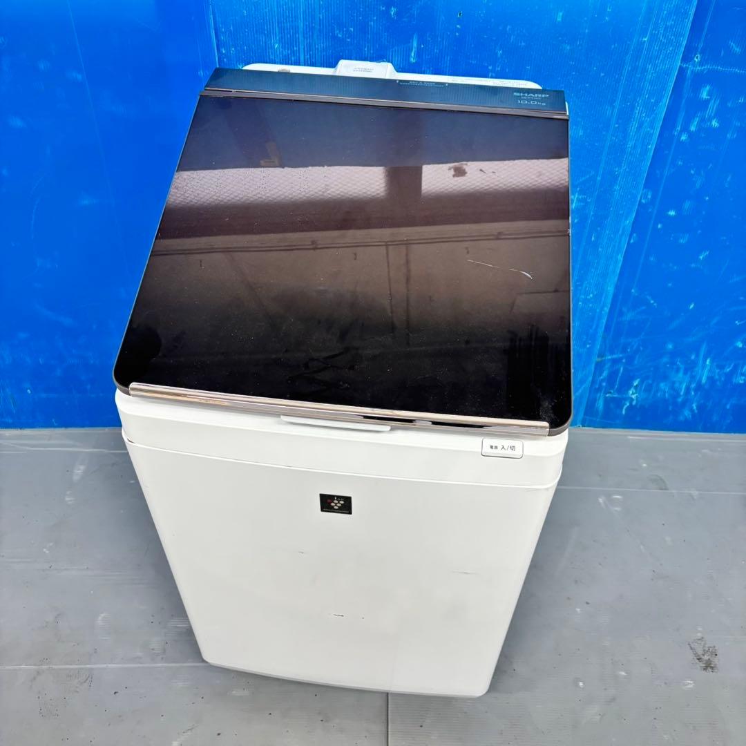 502 SHARP乾燥付き 洗濯機 10/5kg 小型 家庭用 ブラウンカラー
