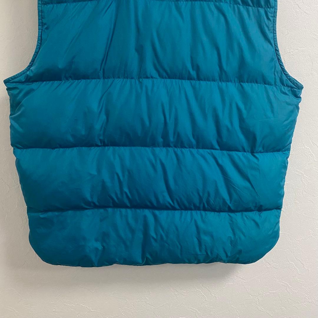 激レア　80s L.L.Bean ダウンベスト　ティファニーブルー　M~L相当