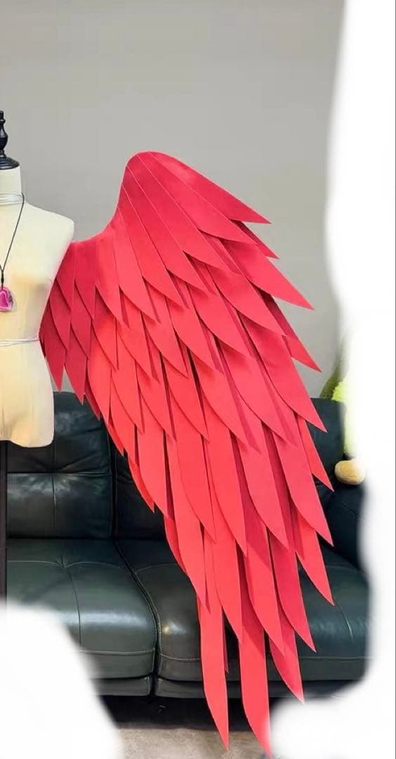 コスプレ用大型羽根 月兎/天使/ロリータ ハンドメイド可動式 大きな 翼