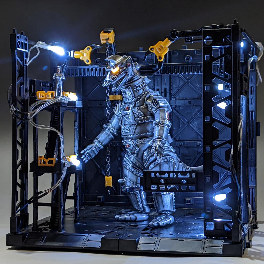 プラモデル The特撮Collection 1/350 メカゴジラ 組立塗装済 - メルカリ