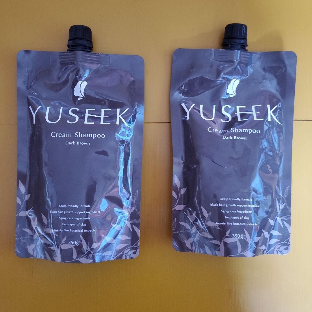 YUSEEK Cream Shampoo ダークブラウン 390g 値下げ価格 楽天市場】白髪染め YUSEEK ユーシーク クリームシャンプー 白髪
