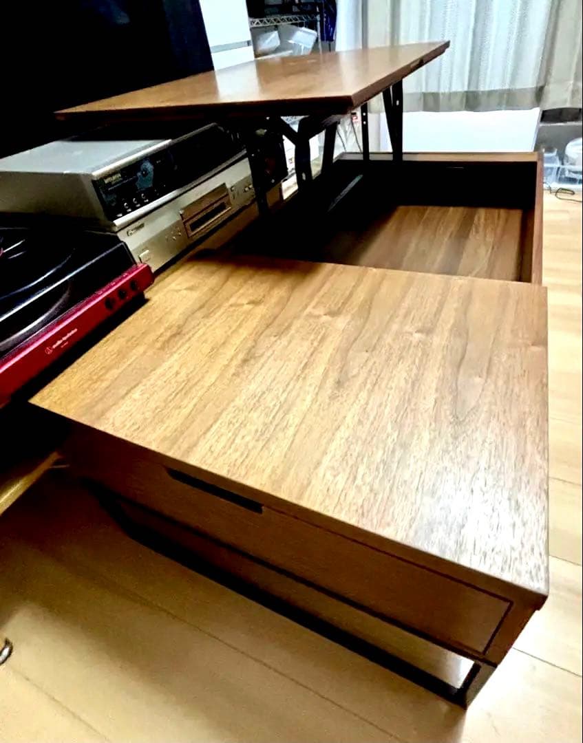 【昇降センターテーブルNヒバリ 120】　《★美品》