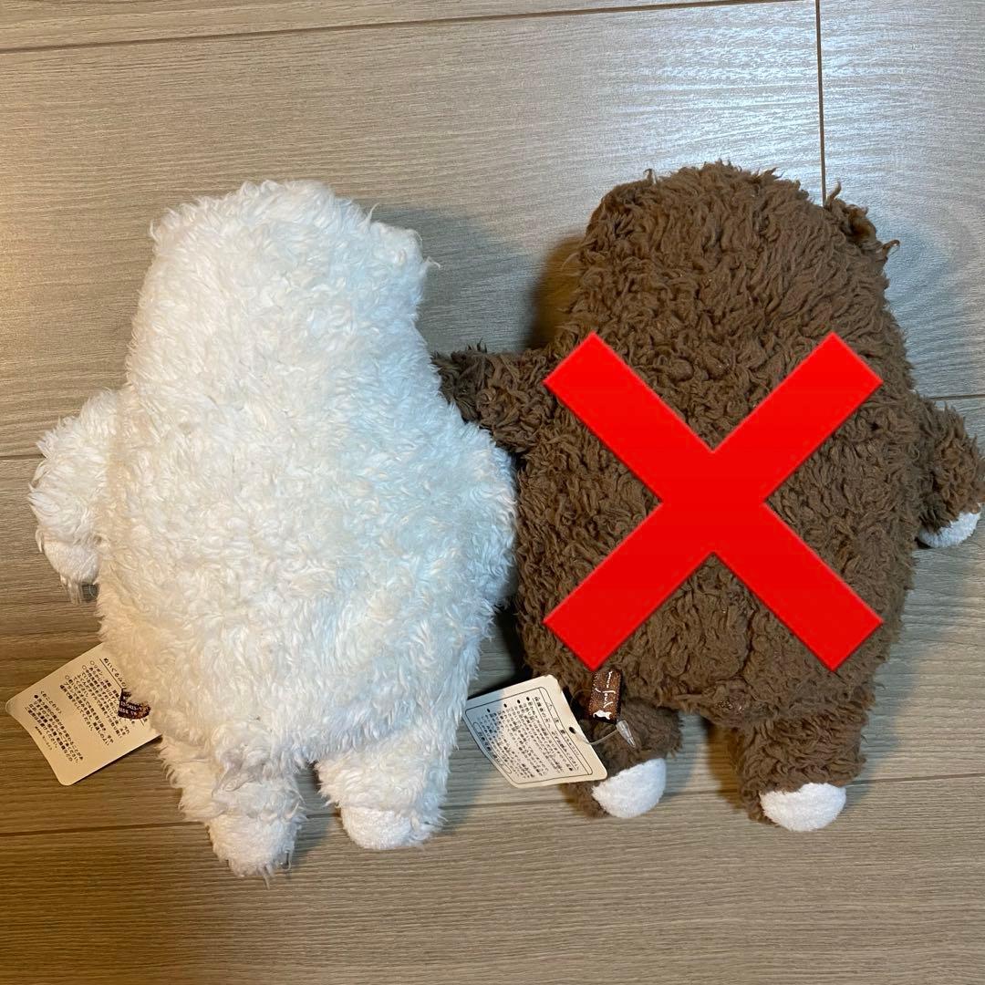 モンスイユ モンブランS クマぬいぐるみ アイボリー - メルカリ