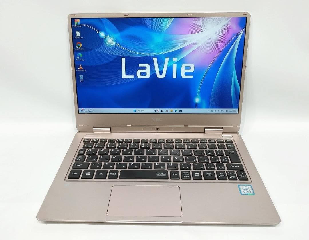 12.5FHD メタリックピンク NEC PC-NM550KAG Win11