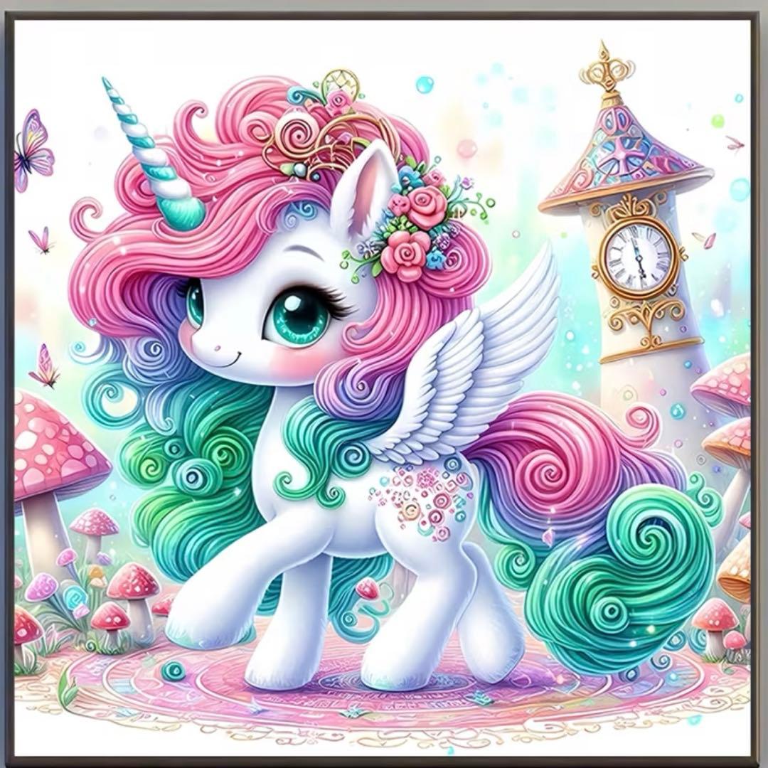 ❣️ダイヤモンドアート キット❣️4点セット ユニコーン - メルカリ