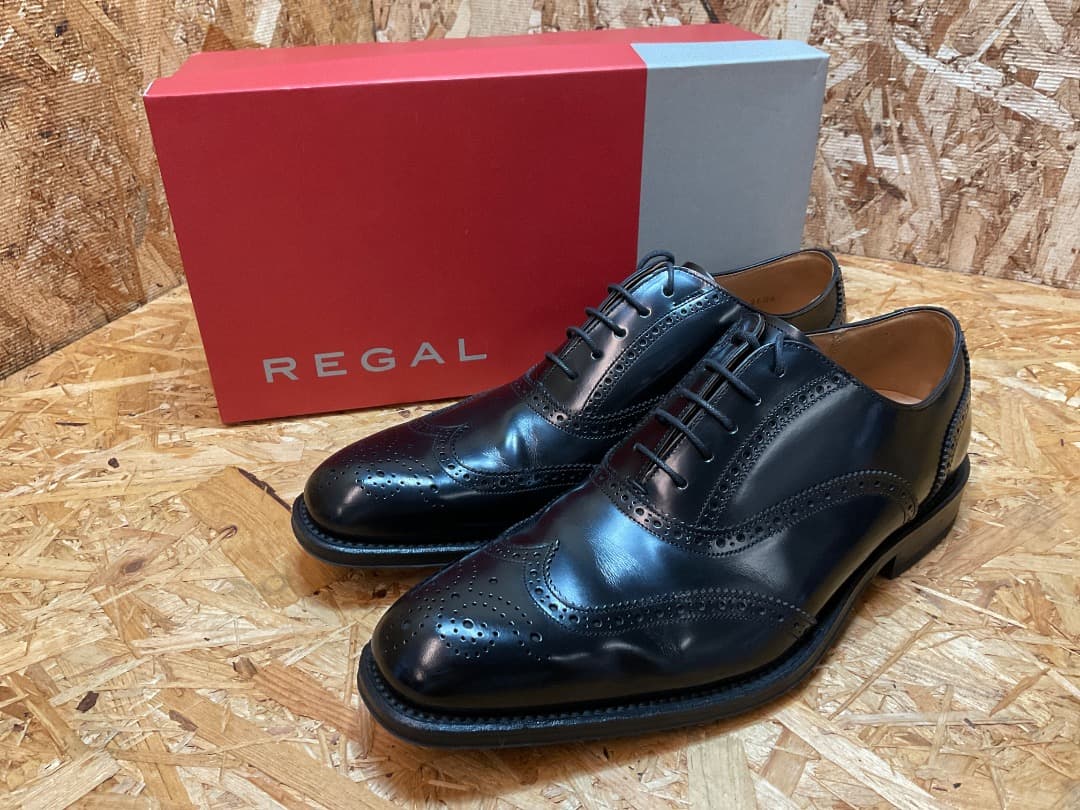 美品 REGAL 717R ウイングチップ シューズ 内羽根 26.5EEE - メルカリ