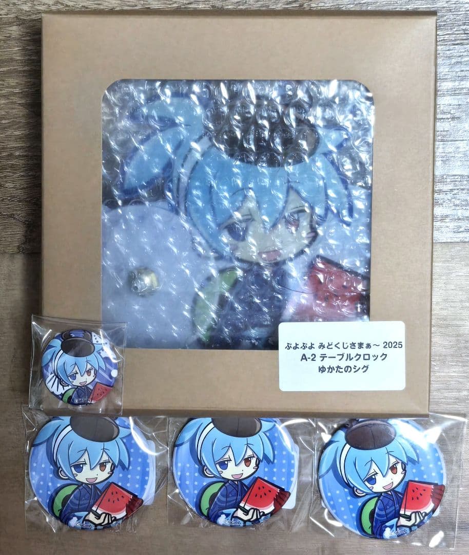 ぷよぷよ ぷよクエ みどくじ シグ 缶バッジ テーブルクロック ぷよぷよ ぷよクエ みどくじ シグ 缶バッジ テーブルクロック ぷよぷよ