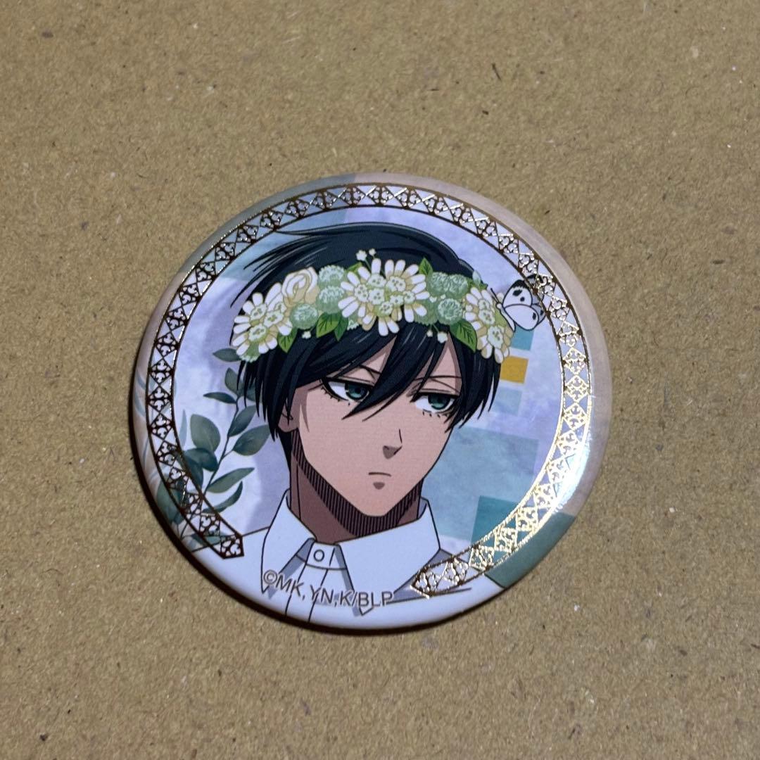 糸師凛 缶バッジ 箔押しキャラバッジコレクション フラワークラウン ①