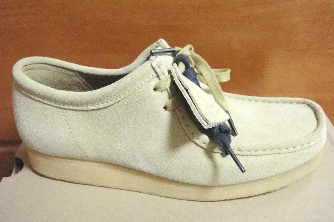 クラークス ワラビー メープルスエード UK8.5 42.5 26.5cm