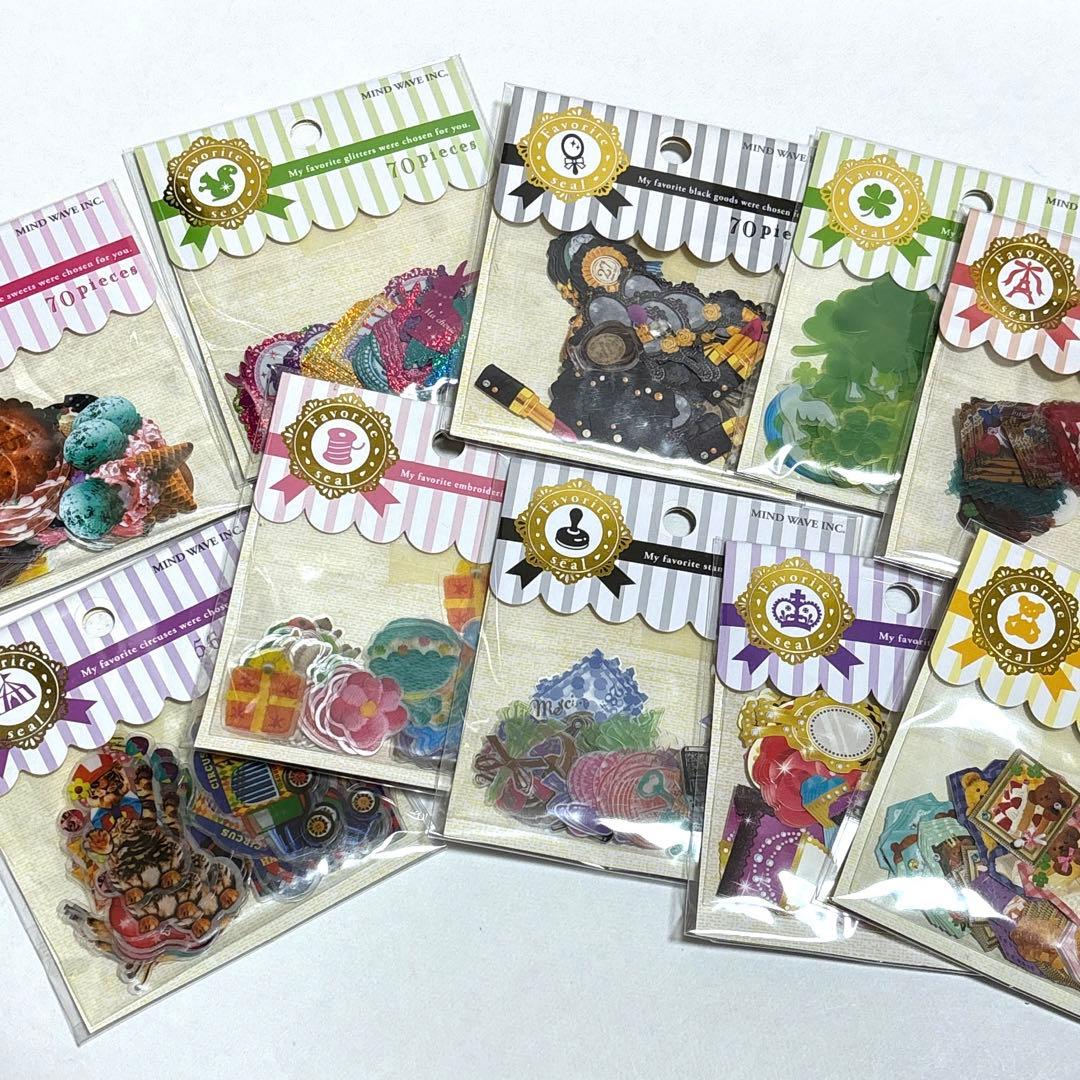 廃盤 マインドウェイブ シール まとめ売り フレークシール - メルカリ