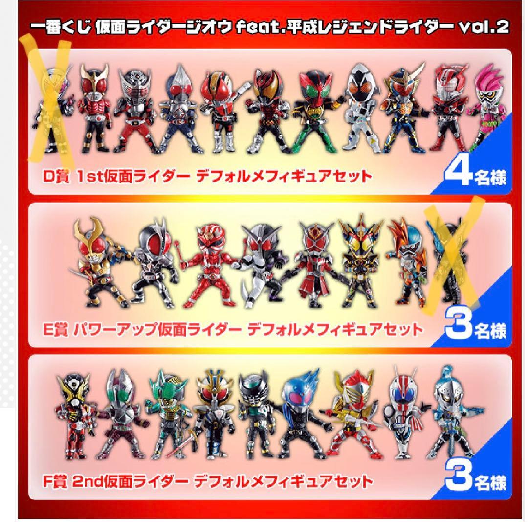 仮面ライダー1番くじ】デフォルメフィギュア - メルカリ