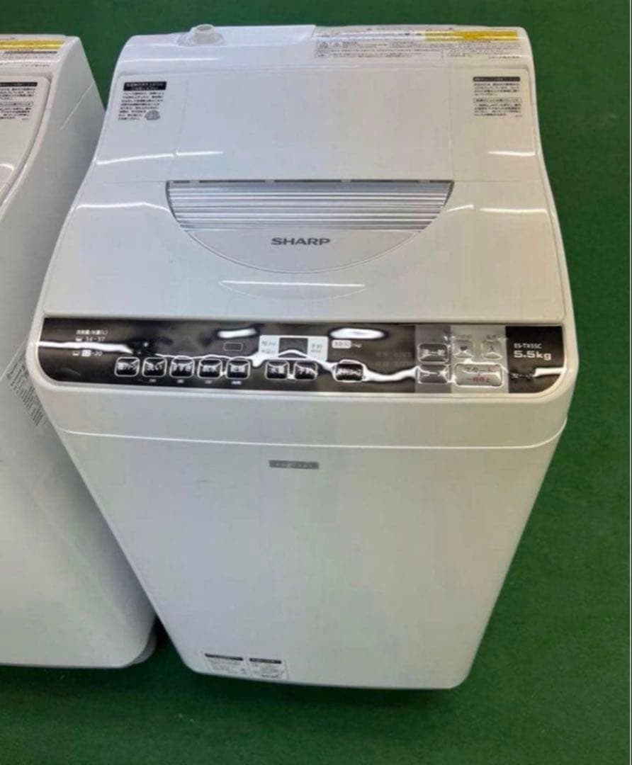 2017年式 5.5kg 3.5kg SHARP 洗濯機 ES-TX5SC-W