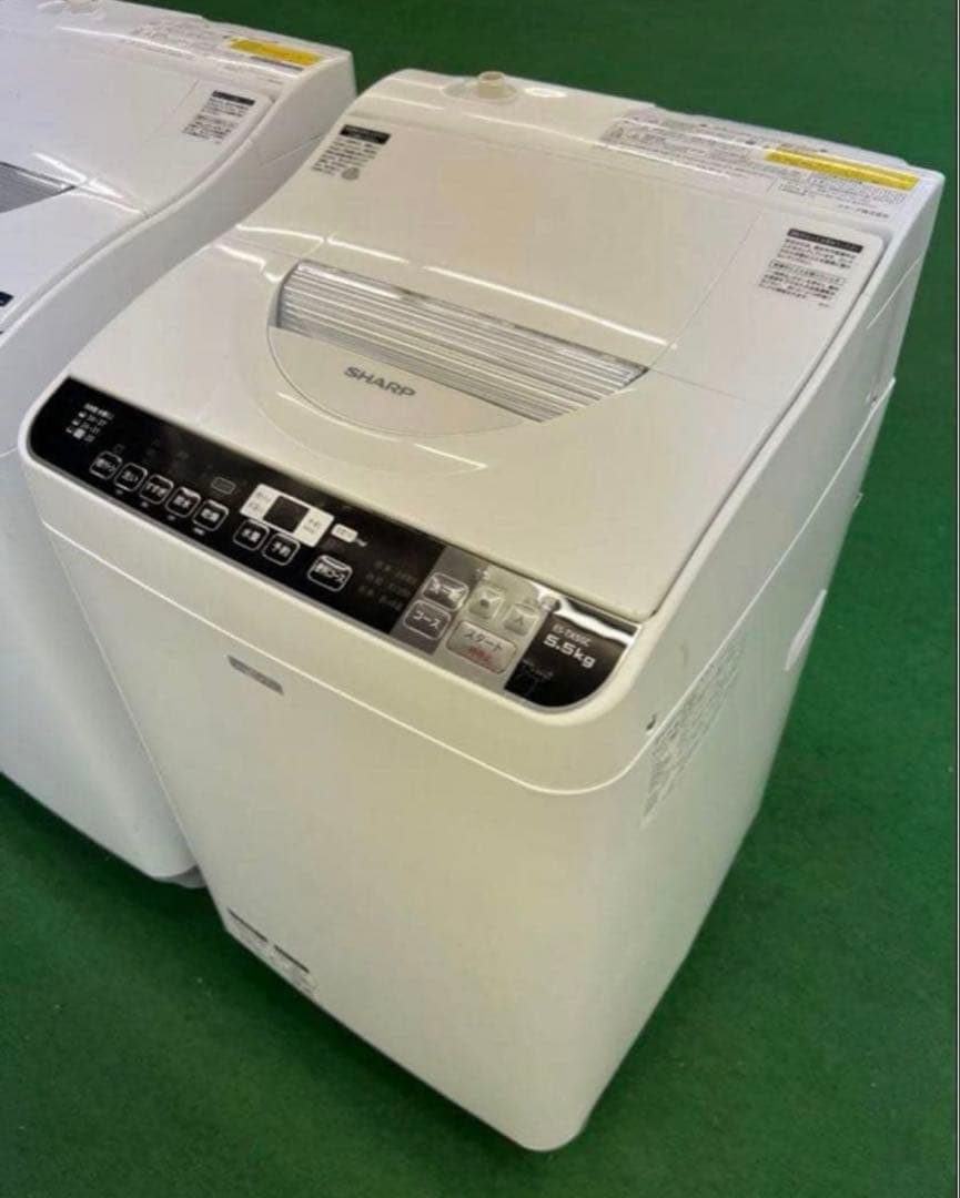 2017年式 5.5kg 3.5kg SHARP 洗濯機 ES-TX5SC-W