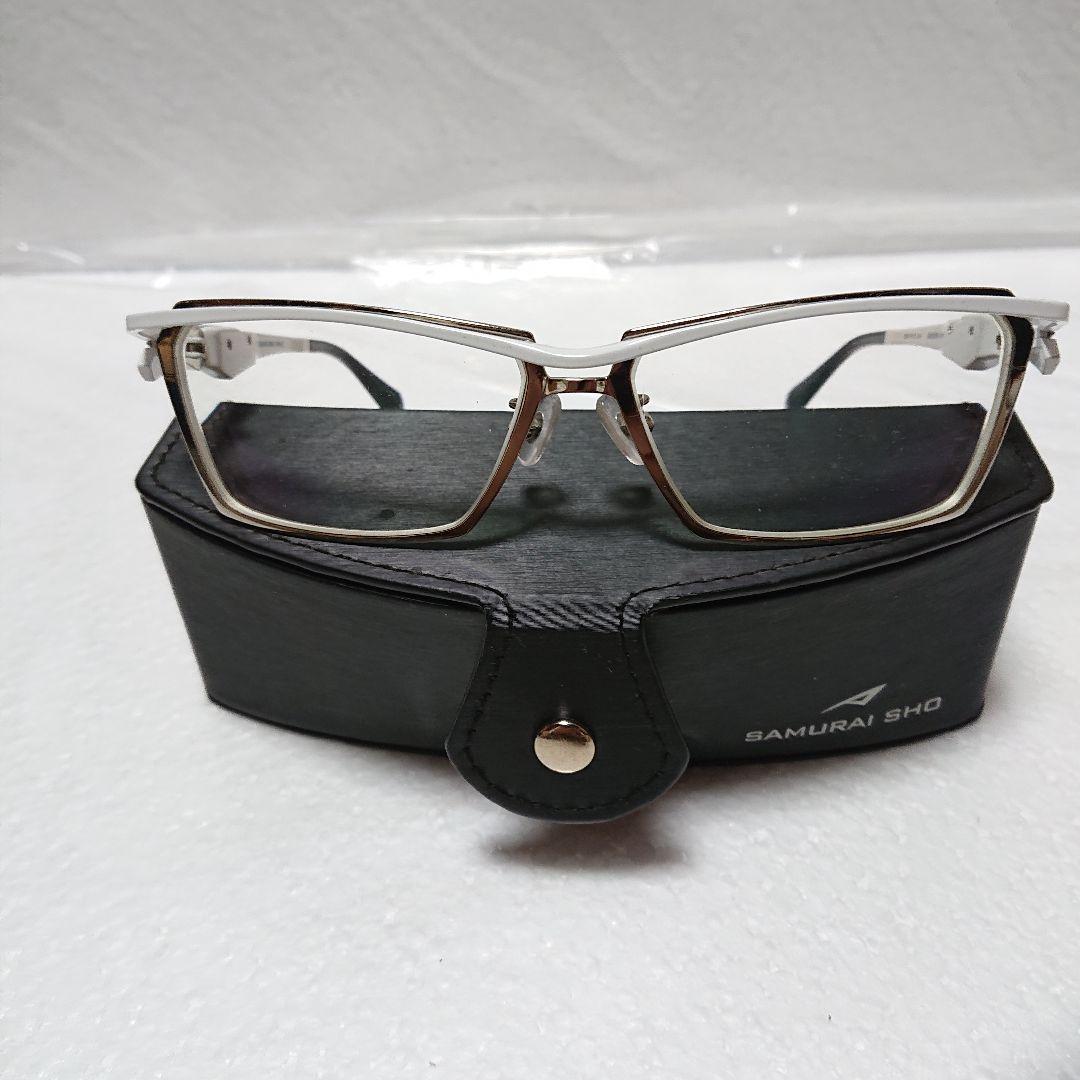 SAMURAI SHO メガネ(度あり) ホワイト/シルバーＳＳ－Y312#2 サムライ翔 勇シリーズ サングラス SS-Y312 : メガネSHOPアイ Yahoo!店