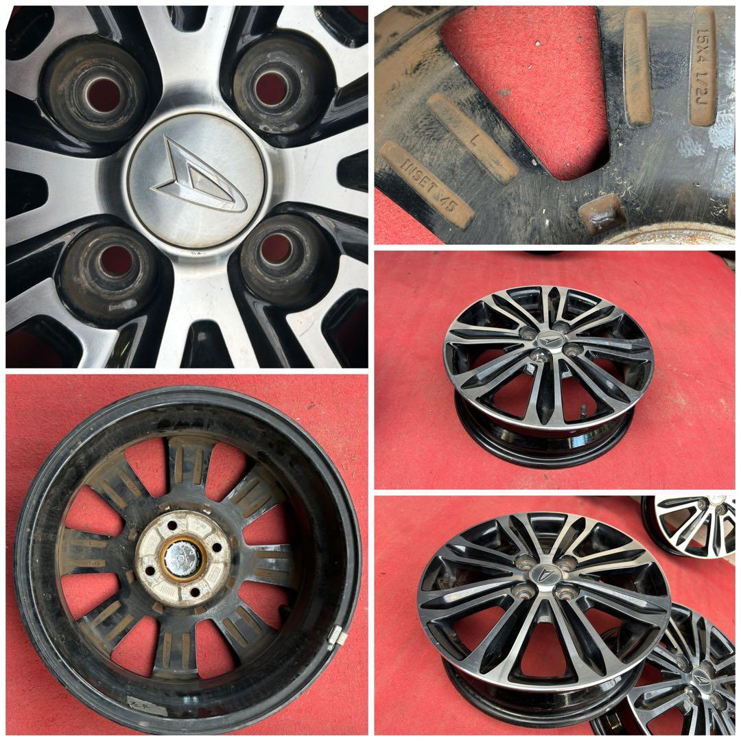 DAIHATSUダイハツ 純正 タント カスタム 15インチ×4.5J +45