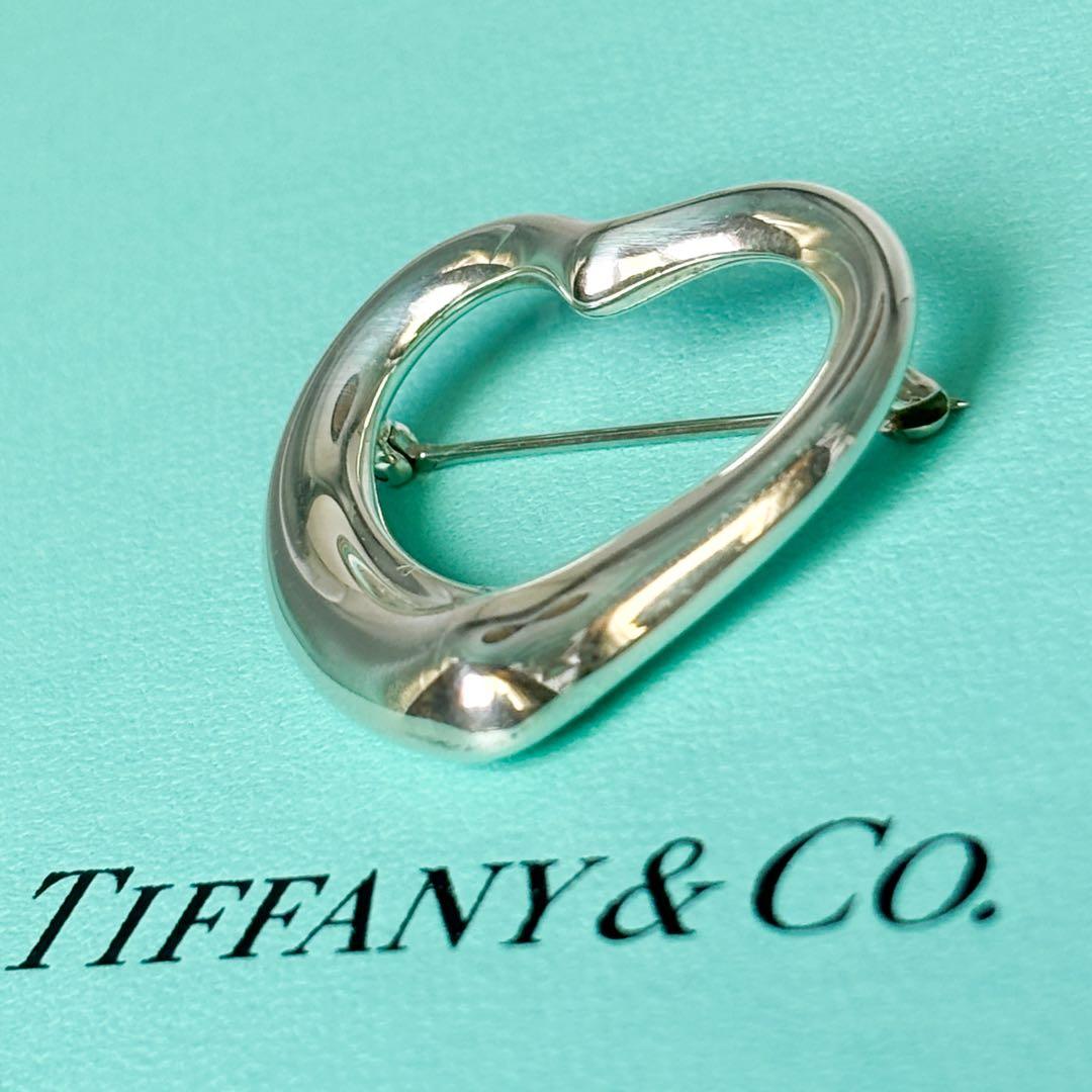 大サイズ☆ティファニー エルサ・ペレッティ オープンハート ブローチ