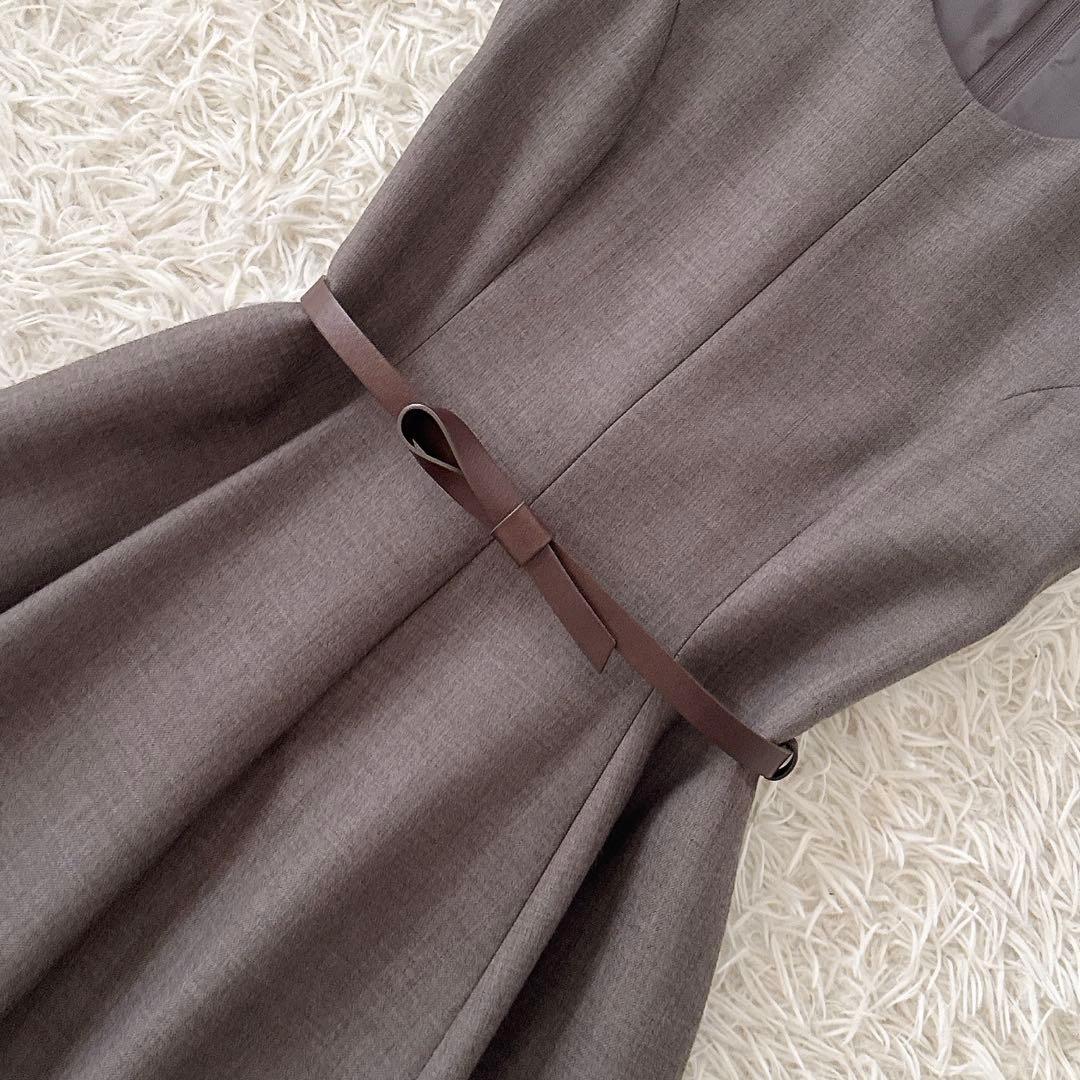 美品 フォクシー✨レディブーケ ワンピース ベルト・巾着付き