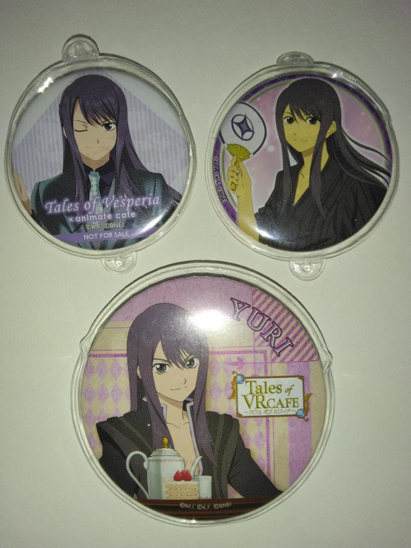 テイルズオブヴェスペリア ユーリ 缶バッジ 3点セット - メルカリ