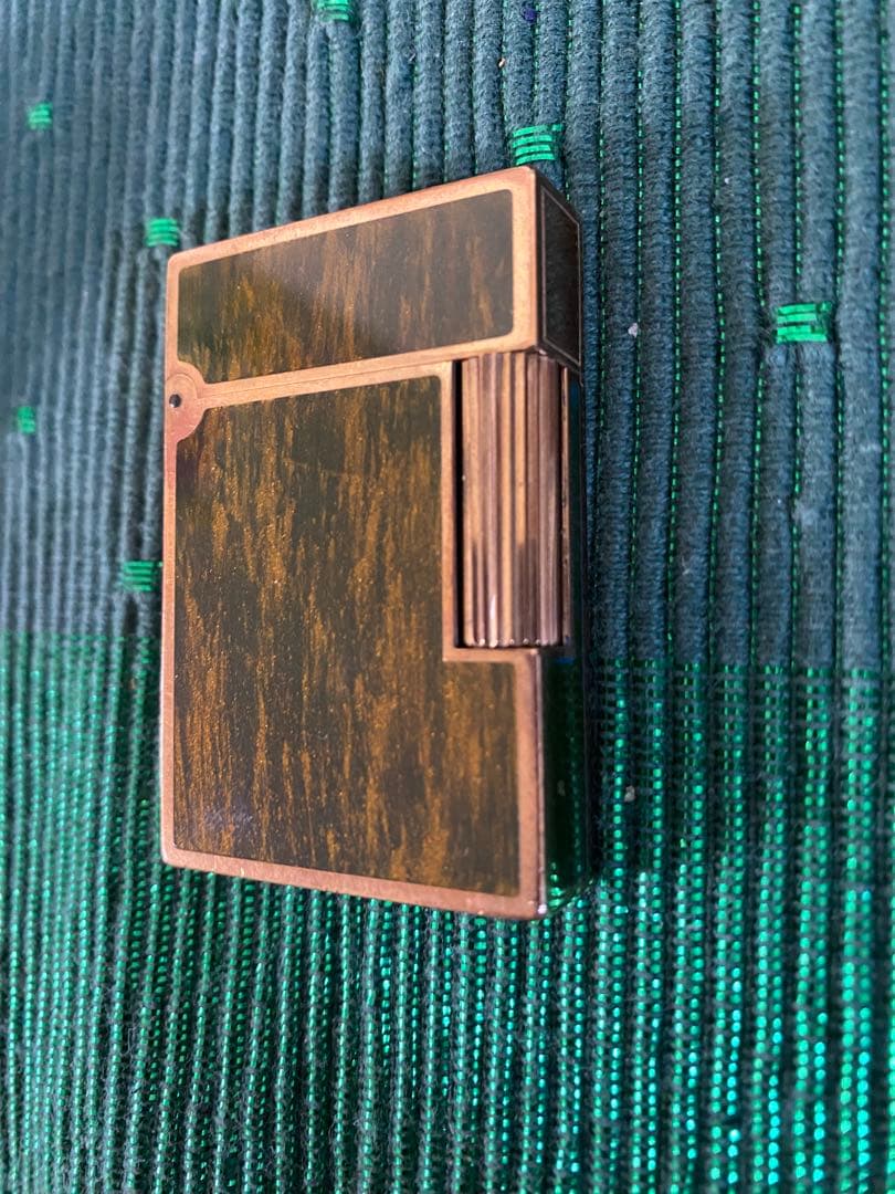 S.T.Dupont デュポン ガスライター グリーン漆系ゴールド