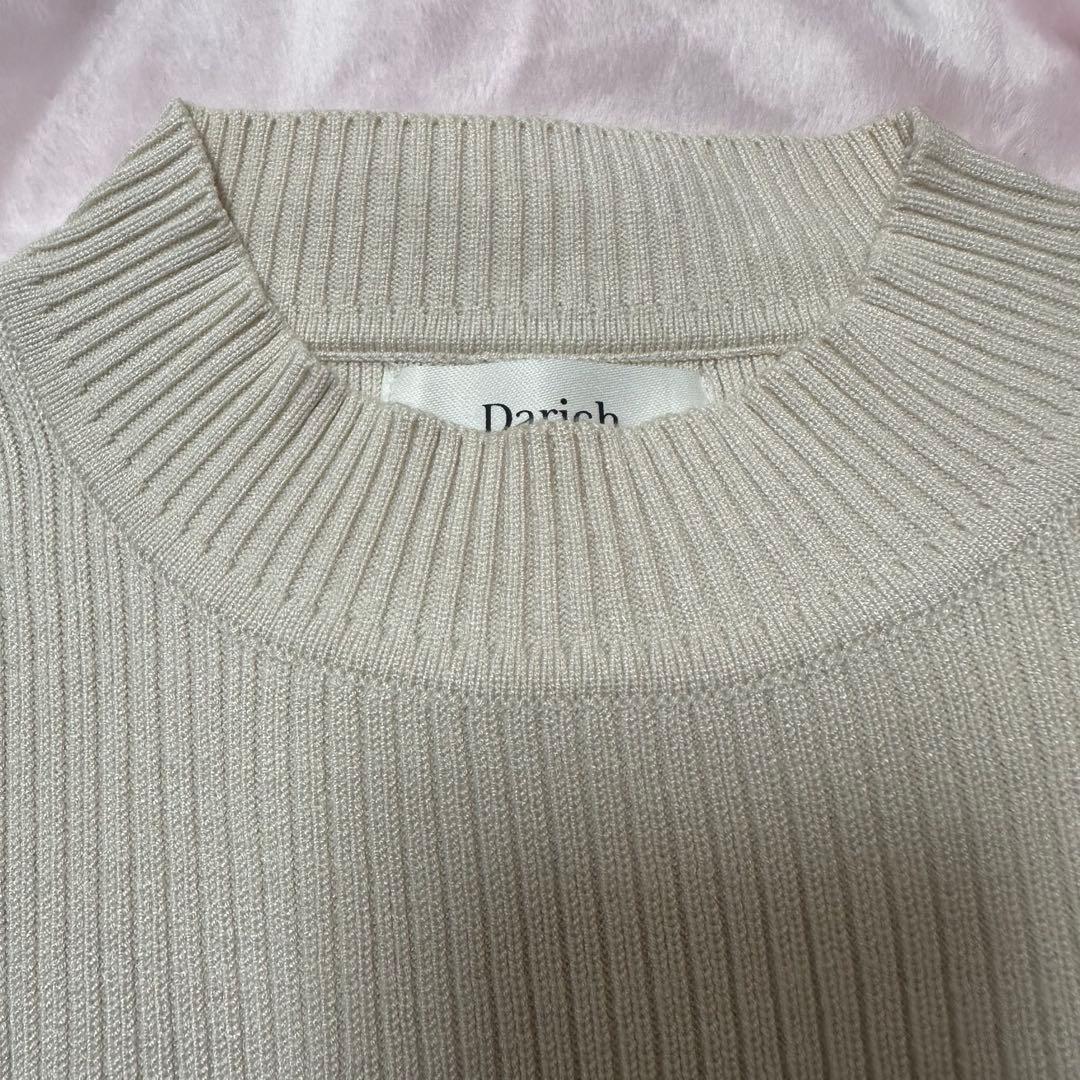 Darich カラーラインDDリブニットトップス グレー - メルカリ
