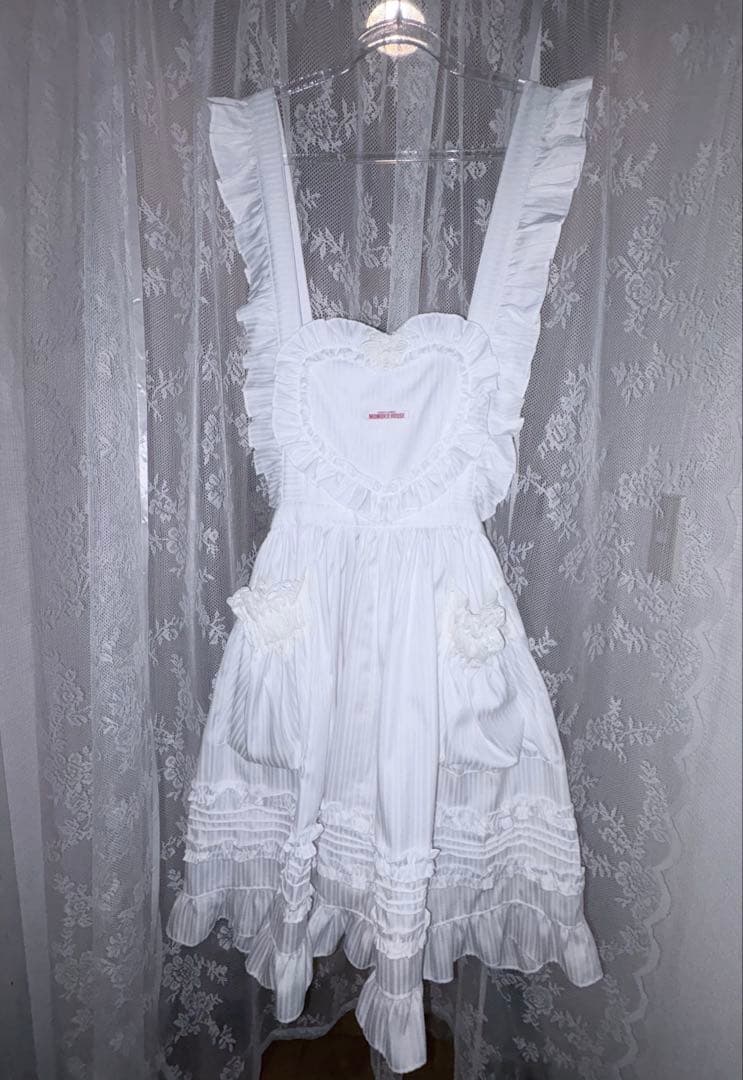 もちみ　モモコハウス　エプロン モモコハウス #momokohouse #フリルエプロン