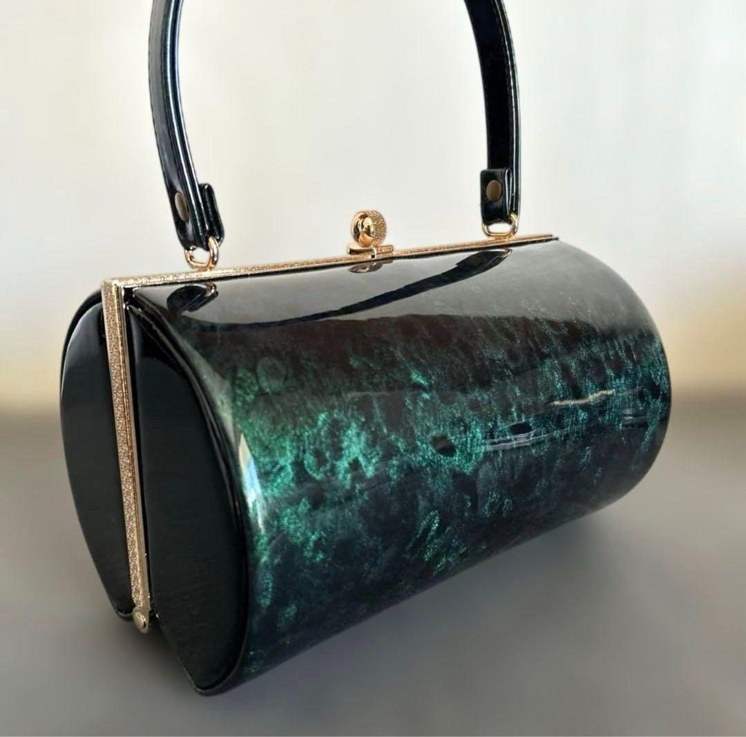 パール塗装エナメル厚底草履バッグセット／NO.15 - メルカリ