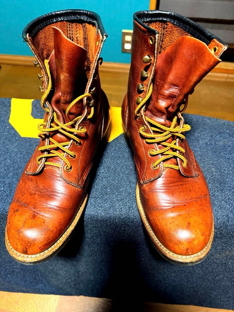 80's REDWING 957 8 2Eヴィンテージ プリント羽タグ