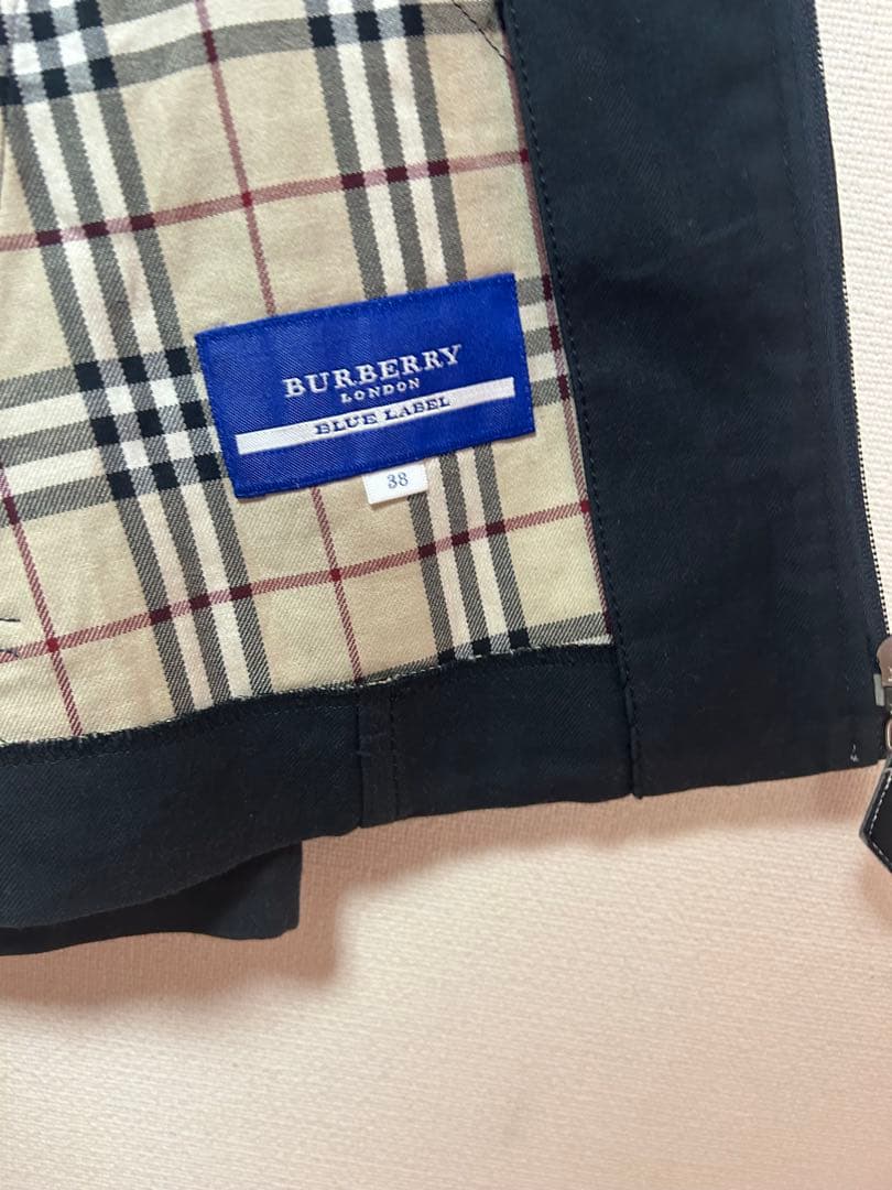 BURBERRY BLUE LABEL ジャケット 38 ネイビー - メルカリ