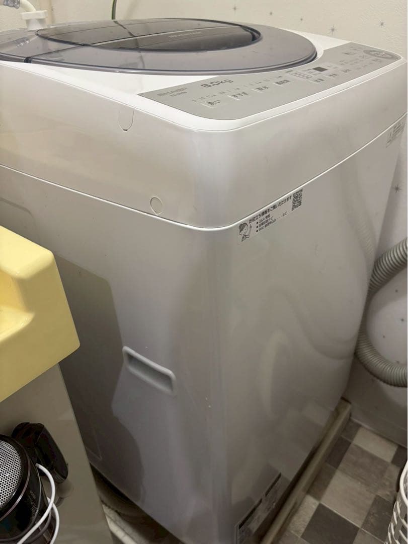 SHARP 8.0kg 洗濯機 ES-GV8B 本体