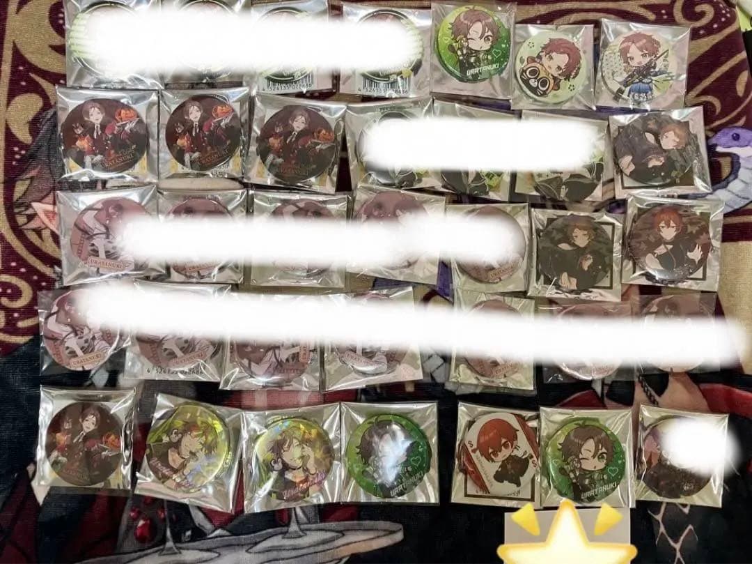 浦島坂田船 缶バッチ うらたぬき となりの坂田 志麻 センラ ハロパ た